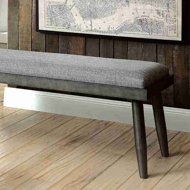 Vilhelm Bench Gray CM3360BN - American Furniture Outlet