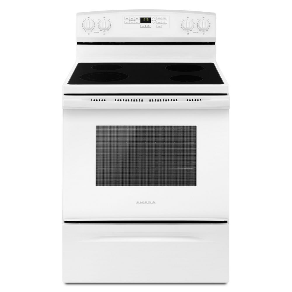 Large Range 30-inch Amana Electric Range with Extra-Large Oven Window - American ...