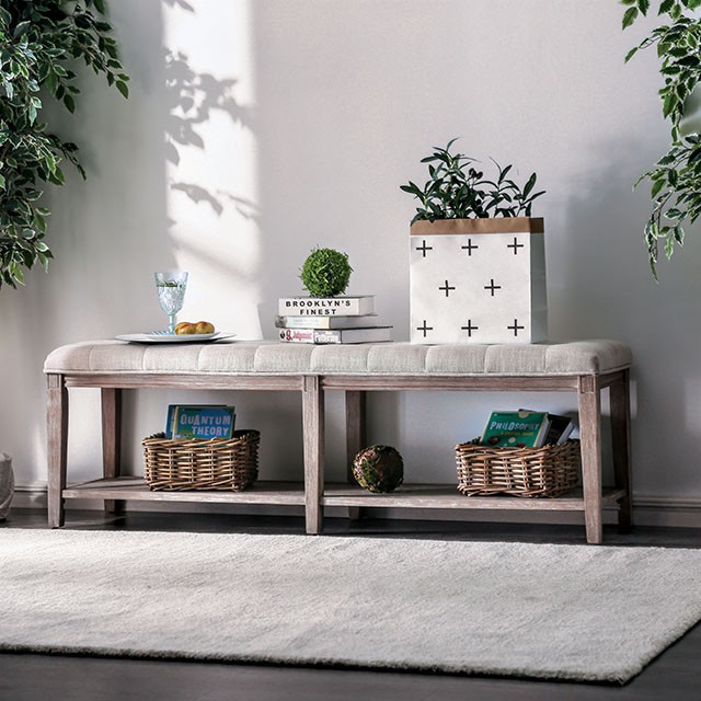 Bench Tayah Beige CM-BN5666BG