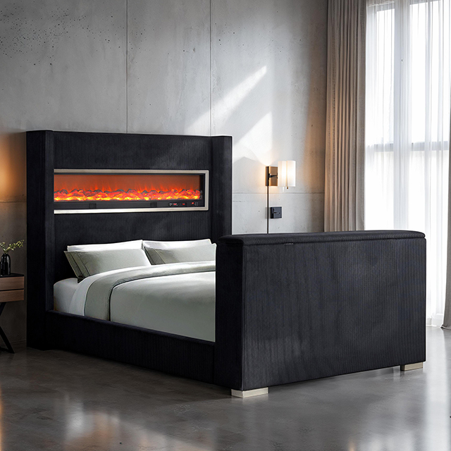 Sumter Bed Black FM74004BK-Q-BED