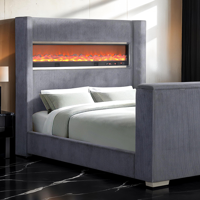Sumter Bed Gray FM74004GY-Q-BED